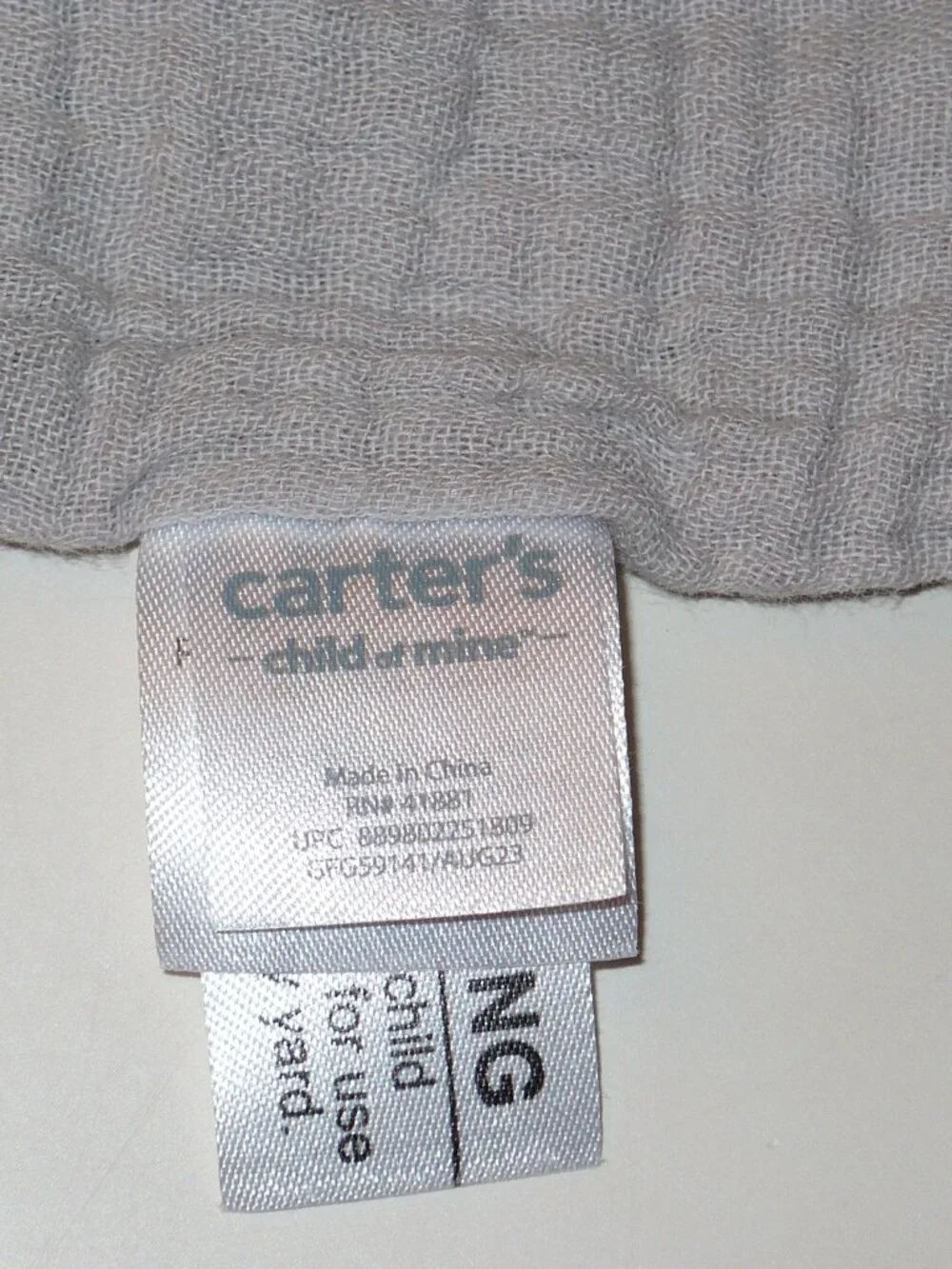 Carters this very